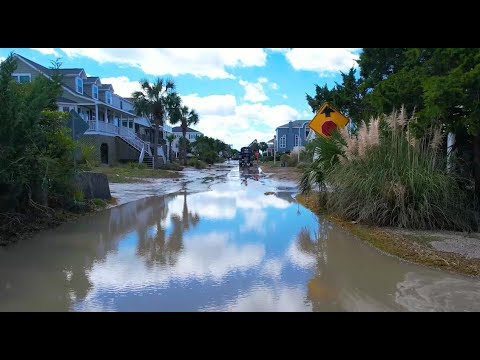 Pawleys Island South Carolina battered by Hurricane Ian