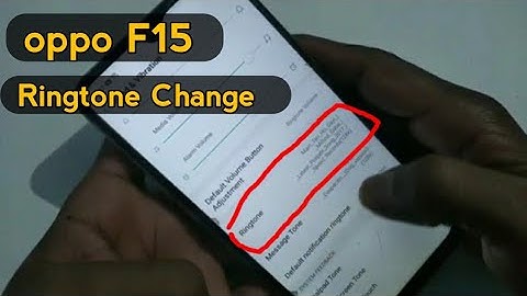 How To Set Ringtone in Oppo F15 | oppo ka mobile me ringtone kaise change kare ||