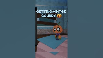 GETTING *VINTAGE* GOURDY! 🎃 #roblox #dandysworld #Halloween #update #rainymellie