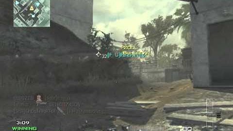 CoD MW3- Cross Map Throwing Knife