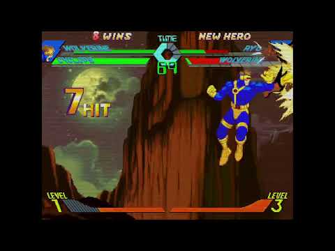 X-Men vs. Street Fighter - Wolverine, Cyclops vs. Ryu, Wolverine 9