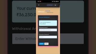 Earning Zone withdrawal problem... screenshot 1