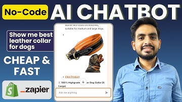No-Code Shopify AI Chatbot with Zapier - Cheap & High Conversion (2025)