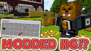 MINECRAFT OVERPOWERED WEAPONS MODDED HUNGER GAMES - MINECRAFT MOD CHALLENGE #1 MINECRAFT OVERPOWERED WEAPONS MODDED HUNGER GAMES - MINECRAFT MOD CHALLENGE #1