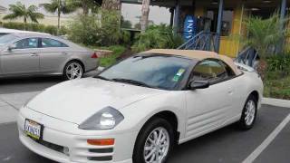 #9185a Used 2002 Mitsubishi Eclipse Convertible