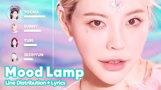 Girls' Generation - Mood Lamp (Line Distribution   Lyrics Karaoke) PATREON REQUESTED
