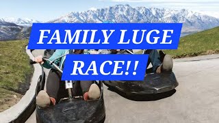 Family Luge Race!!!