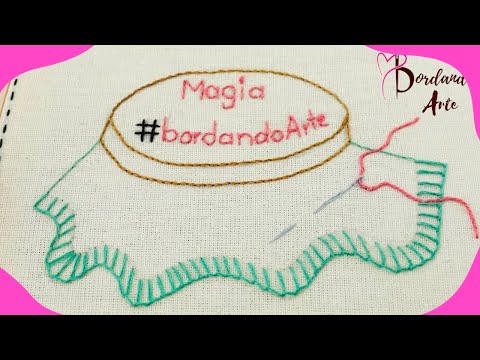 Bordar diseños con punto festón