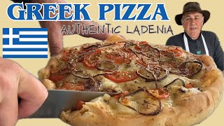 Greek Pizza Ladenia Absolutely delicious Make it in your home Oven (Recipe in Description)