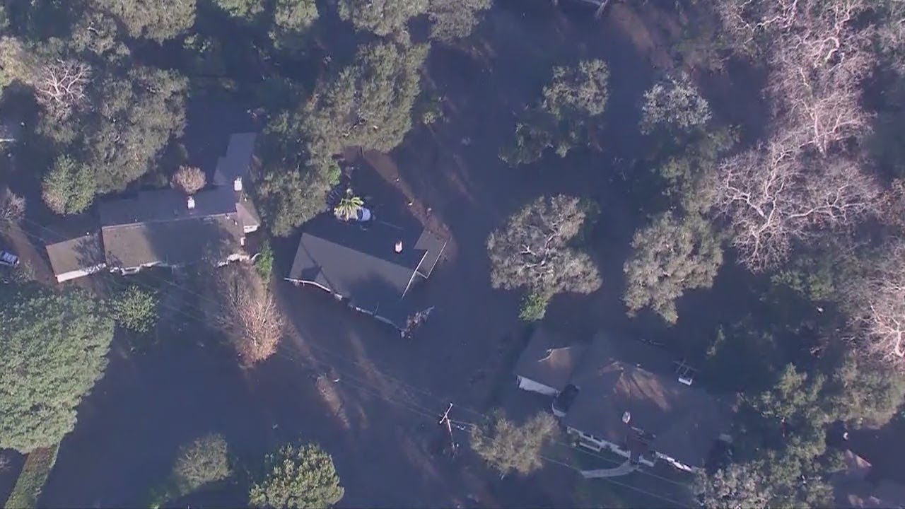 Aerial footage shows the devastation in Montecito after powerful storm ...