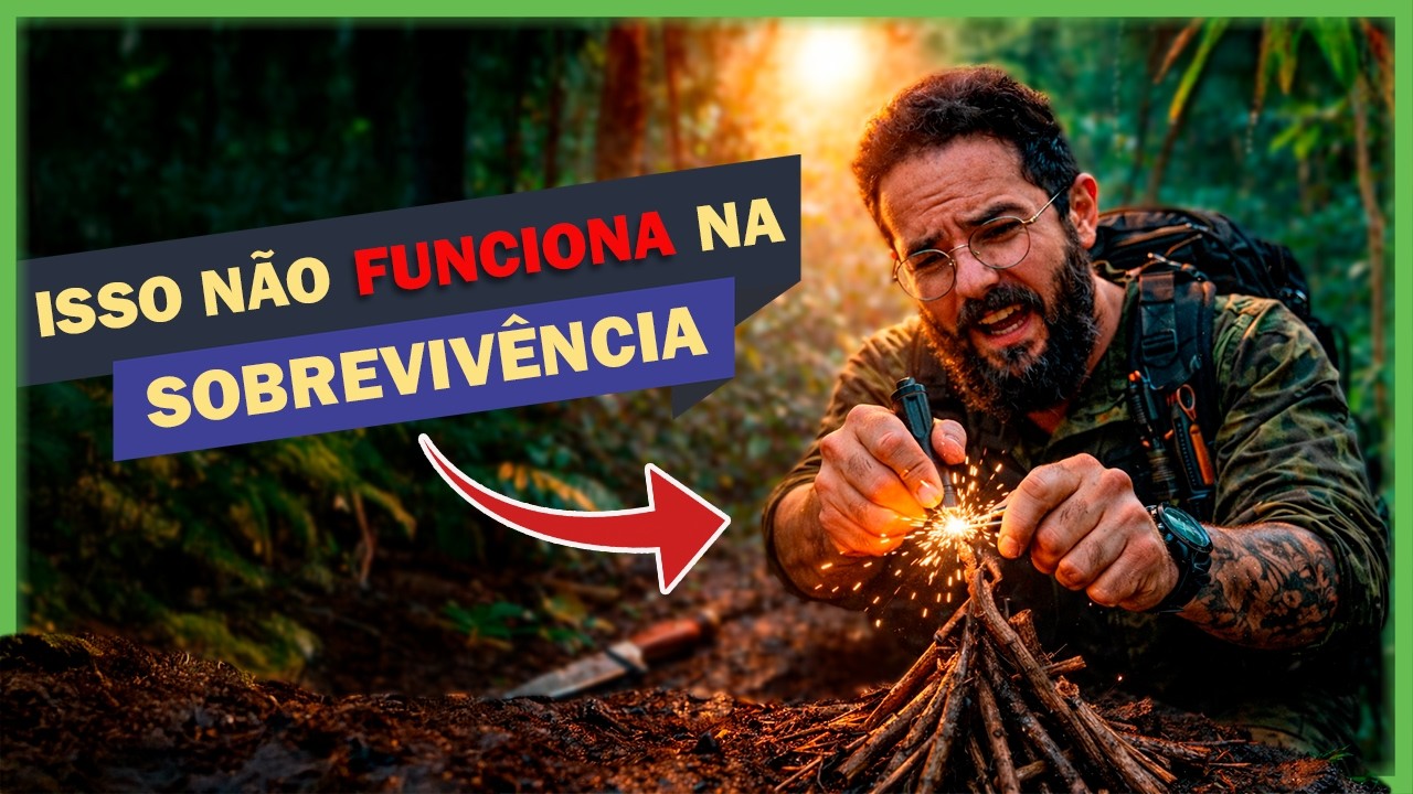 5 coisas inuteis para Sobrevivência que todo mundo acha que funciona.