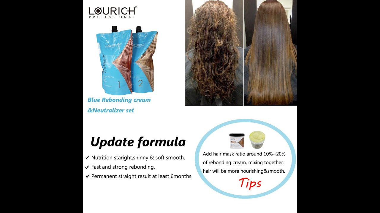 Full stepHow to use LOURICH hair rebonding cream permanent straighten