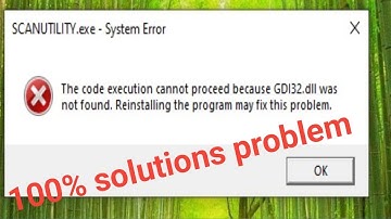 Fix gdi32full.dll not found or missing error on Windows 10 l .dll file error