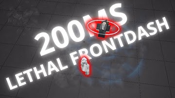 This Is HOW You Can Do The Lethal Frontdash With HIGH PING | The Strongest Battlegrounds