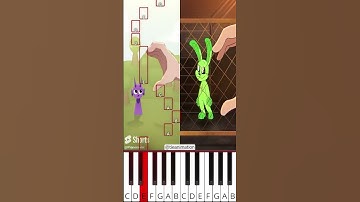 Finger Heart vs Smiling Critters Finger Heart #sprunki (@tieanimation) - Octave Piano Tutorial