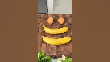 THE BEST WAY TO MAKE BANANA EGG PANCAKE!