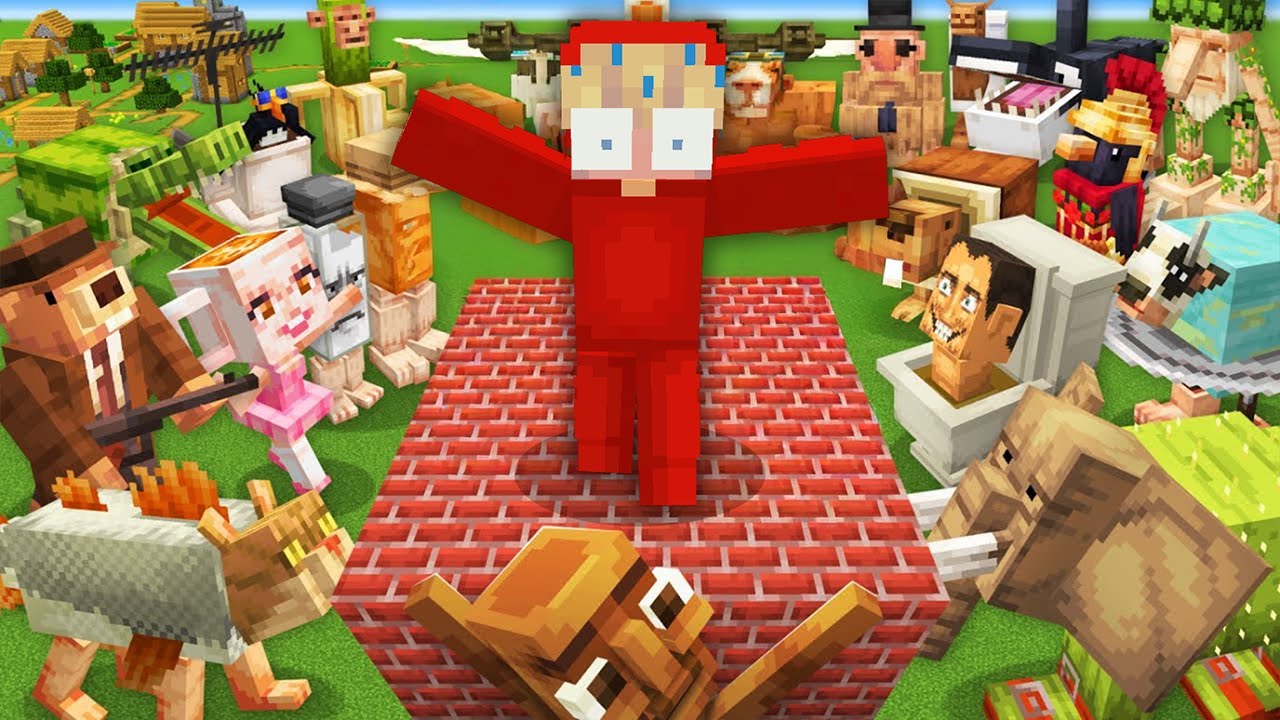 Build To Survive Brainrots i Minecraft!