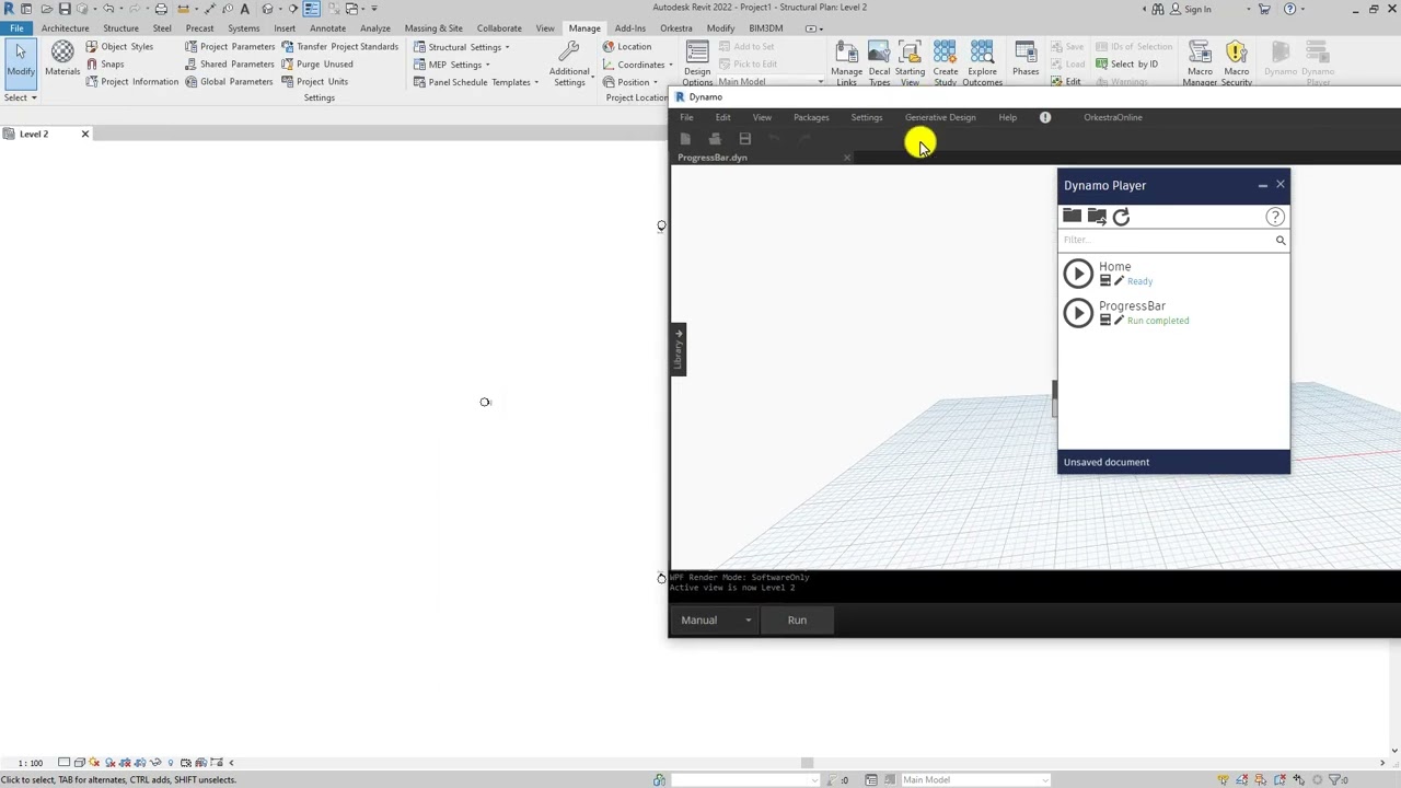ProgressBar - Dynamo API Python | Revit 2023