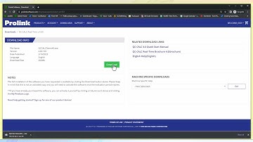 Downloading and Installing Prolink Products
