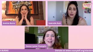 Celebrity Donna Lynne Champlin talks being on camera for Crazy Ex-Girlfriend w/Gabrielle Ruiz #StarsInTheHouse Profile