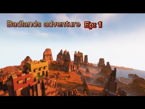Minecraft relaxing longplay - Badlands adventure (no commentary) [1.19.4 ]