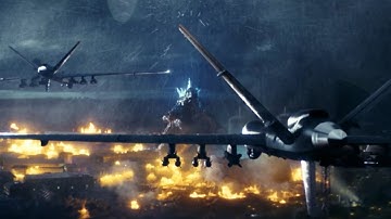 Godzilla invades France (no background music) - Godzilla X Kong: The New Empire