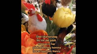 Påskhälsningar på Skärtorsdag