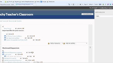 SP shortcut and posting to Moodle