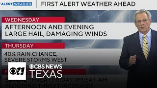 First round of severe weather this spring heads for North Texas
