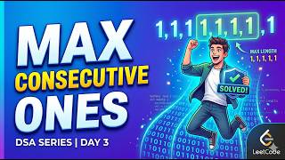 DSA Series Day 3 Max Consecutive Ones