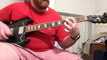 Midwest Math Rock guitar riff idea on Gibson SG Standard