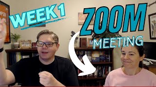 Week 1 Zoom meeting