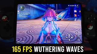 165 FPS Max Settings Frame Gen Wuthering Waves 3.2 on Redmagic Astra