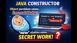 Java Constructor for Beginners | Simple Tamil Explanation