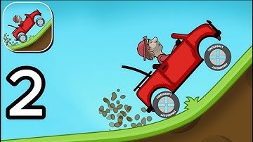 Hill Climb Racing - Gameplay Walkthrough Part 2 - Jeep (iOS, Android)