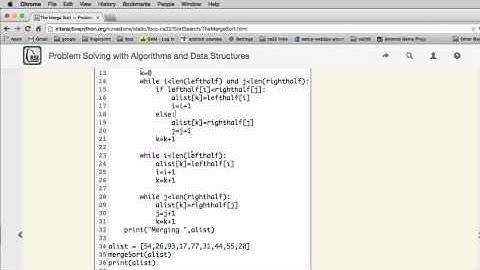 Search/Sort 10 | merge sort