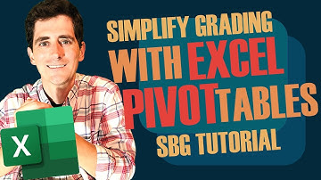Simplify Grading with Excel Pivot Tables: A Standards Based Gradebook Tutorial #sbg
