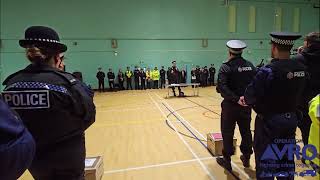 GMP officers attend an early morning #OpAVRO briefing