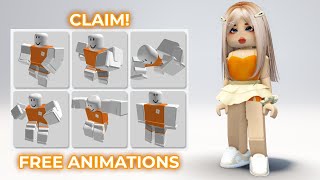 HURRY! GET NEW ROBLOX REALISTIC FREE ANIMATION 🤩🥰
