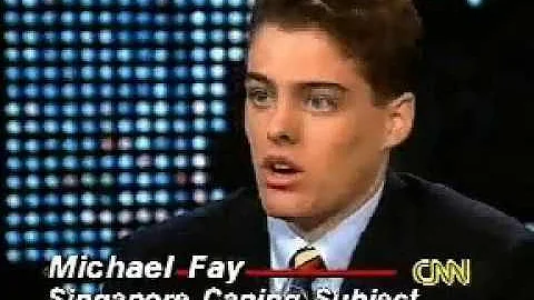 Vandal Michael Fay Sentenced to Lashes by Cane in ...