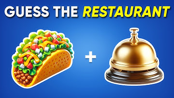 Guess the Fast Food Restaurant by Emoji? 🌮🍔 Daily Quiz