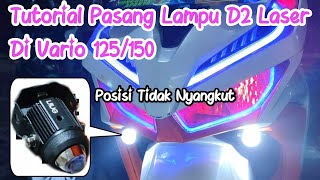 Installing The D2 Laser Spotlight On The Honda Vario 125150 New U0026 How To Install The Spotlight R