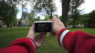 Sony Alpha NEXF3 How to use Sweep Panorama