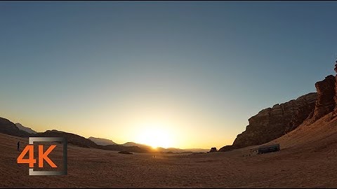 The Magical Sunrise From Wadi Rum Jordan