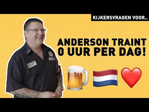 WOW! Op deze leeftijd begon Anderson met darten! | - RTL 7 DARTS INSIDE