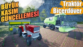 Büyük Kasim Güncellemesi̇ Geldi̇i̇i̇i̇ Traktör - Bi̇çerdöver Ve Daha Bi̇r Çok Eki̇pman Ranch Sim