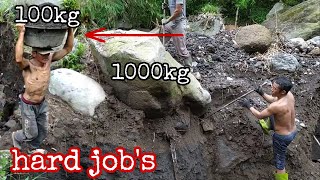 muscle madness digging sand‼️traditional sand miner