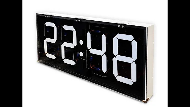 7 Segment Arduino Servo Motor Clock