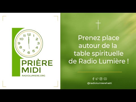 Table Spirituelle De La Radio Lumière  Avec Le Pasteur  Reginald Dorelien