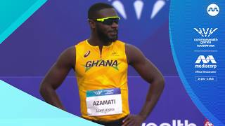 2022 finalist Benjamin Azamati leads Ghana one-two in 100m heats | Commonwealth Games 2026 screenshot 2
